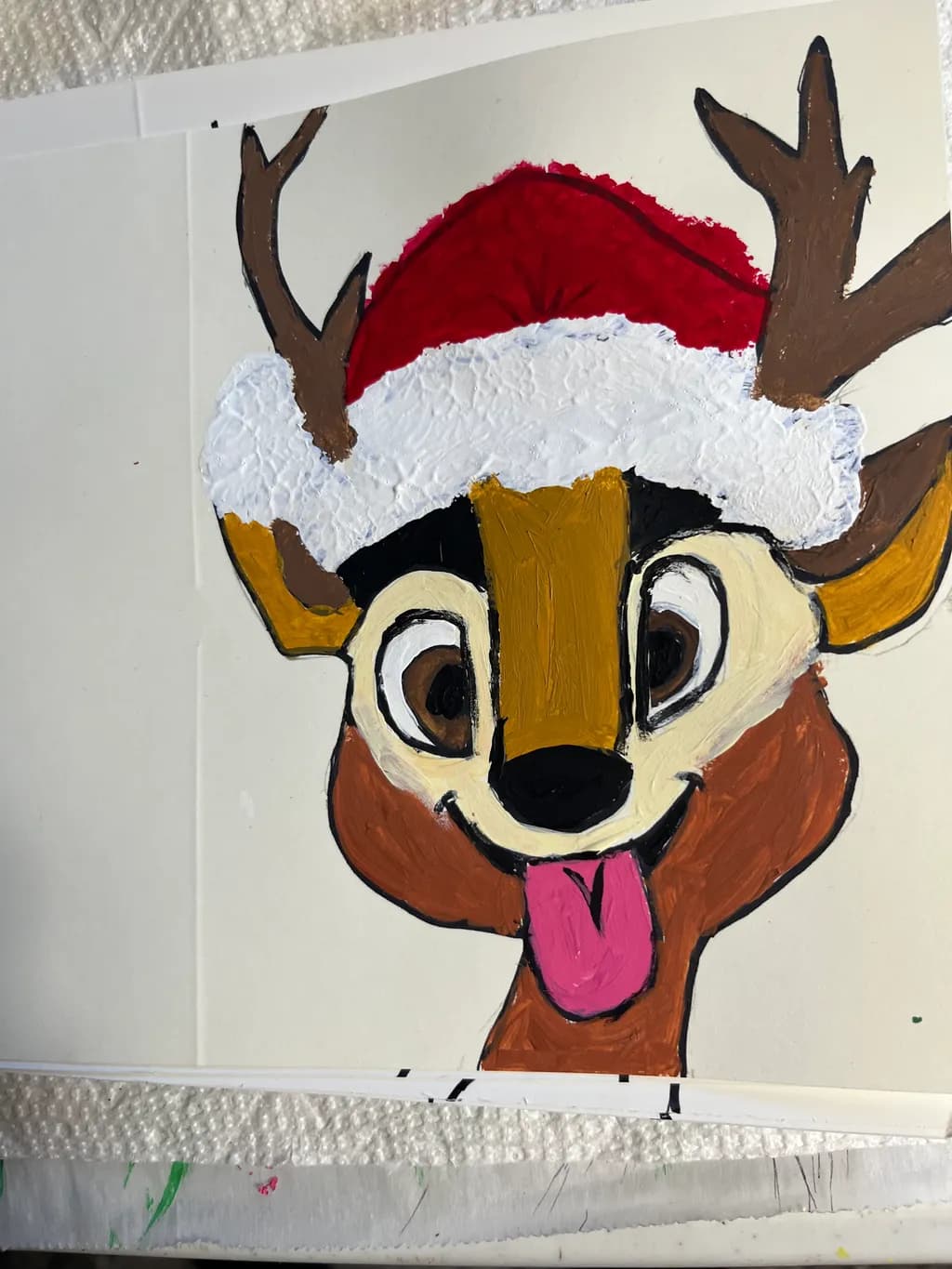 Playful Reindeer