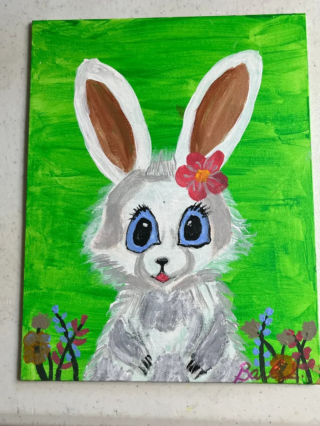 Cute and Curious Bunny