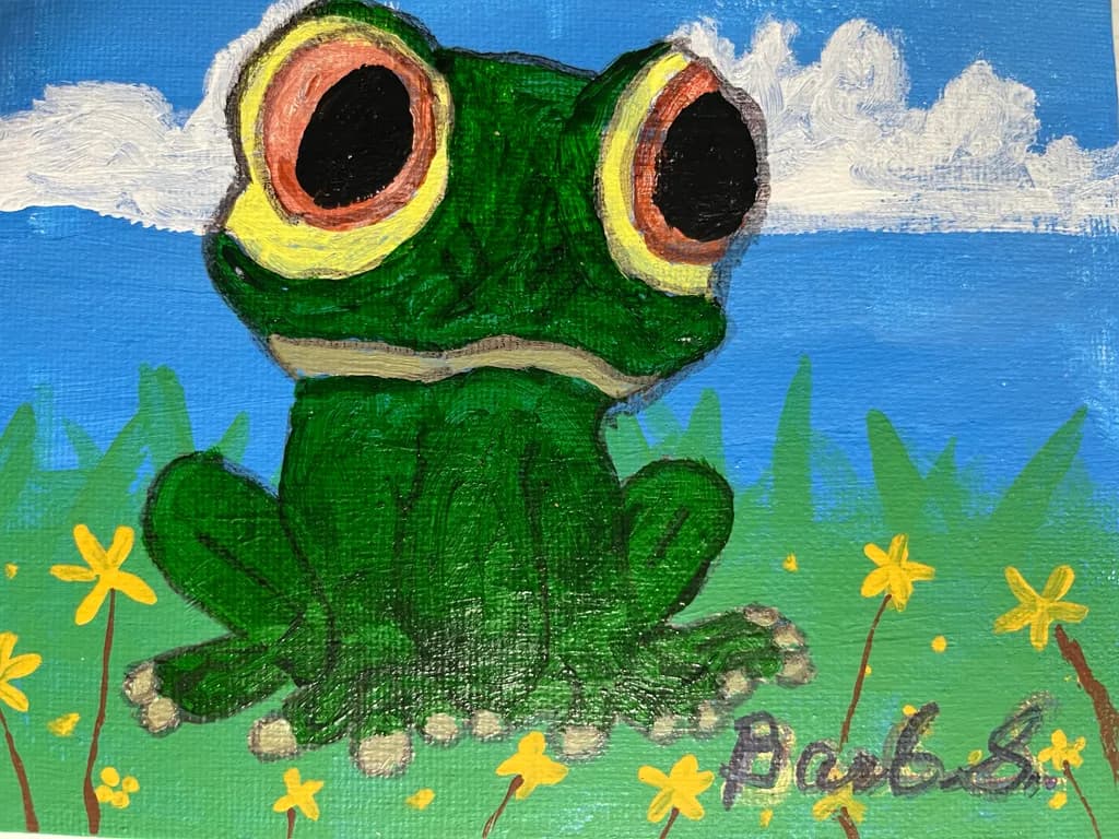 Lazy Larry Frog
