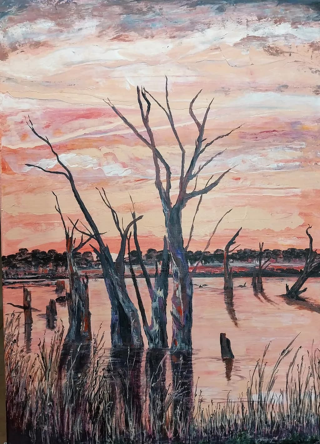 Whispers of Twilight: A Serene Reflection on Still Waters