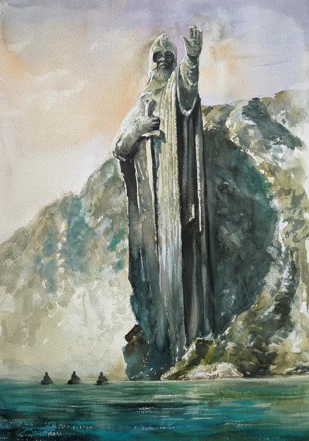 Guardian Statue of the Lake