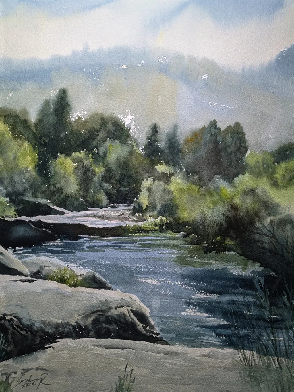 Misty Riverbend