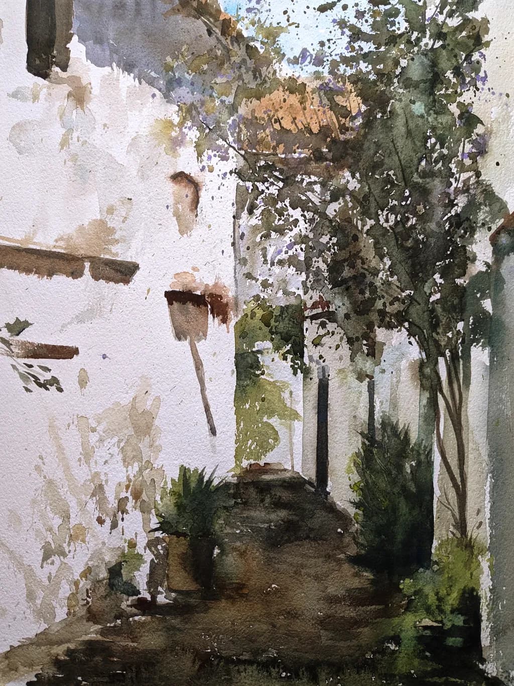 Shadowed Alleyway