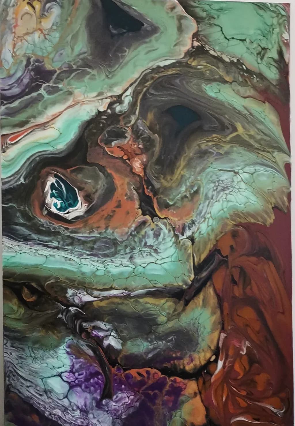 Whispers of the Organic: A Fluid Dance of Color and Texture