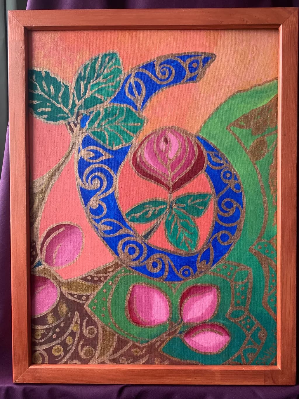 Vibrant Floral Harmony: An Abstract Celebration of Color and Nature