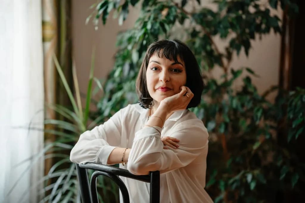 Whispers of Elegance: A Portrait of Contemplation Amidst Nature's Embrace