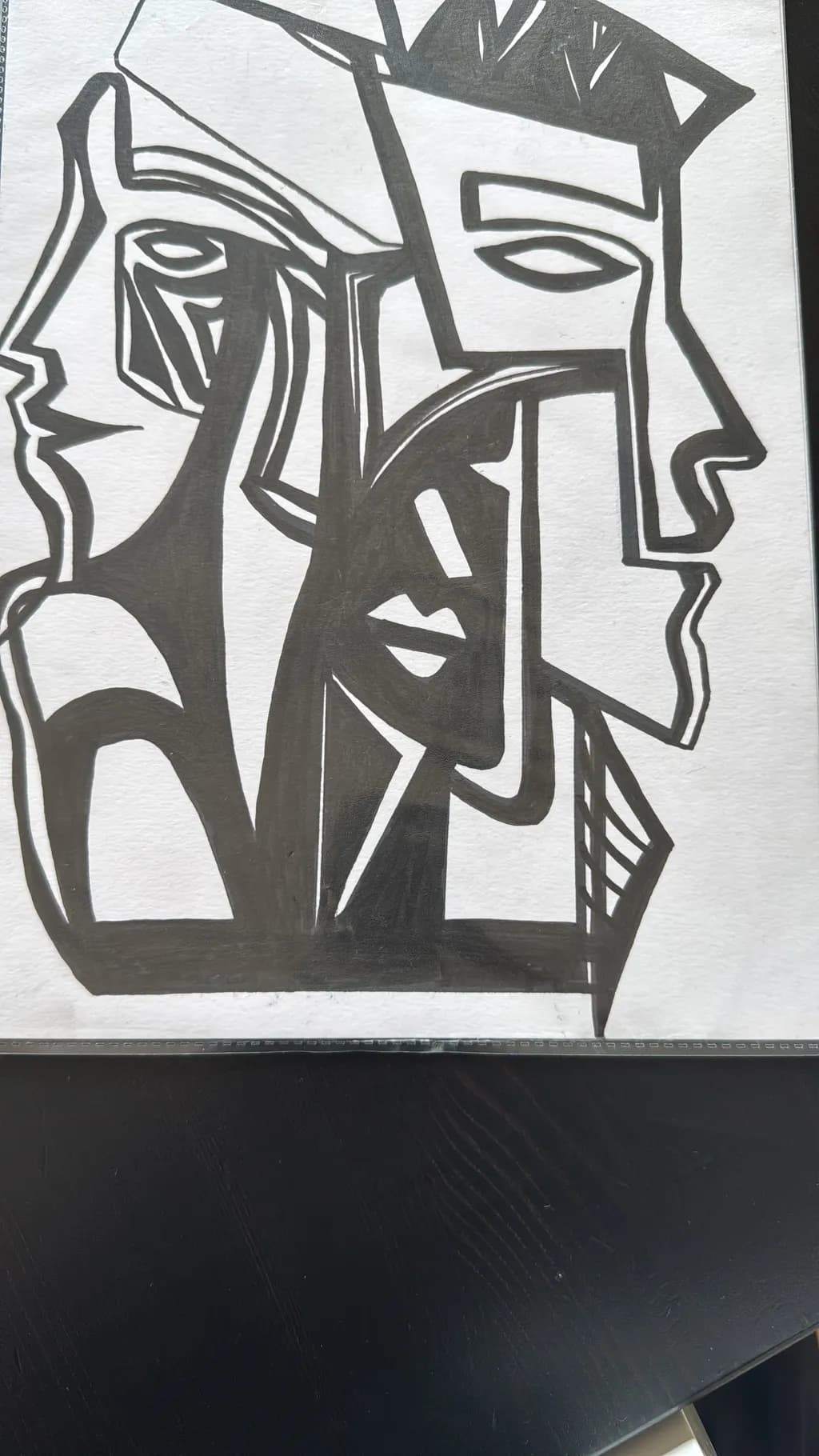 Faces in Harmony: A Modern Exploration of Identity and Form