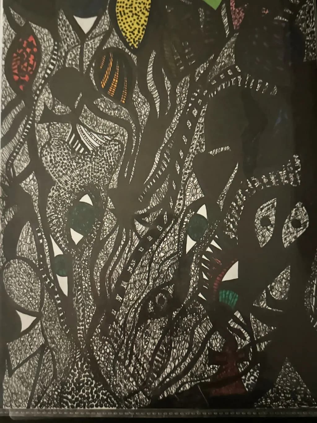 Whispers of the Night: A Dance of Shadows and Color