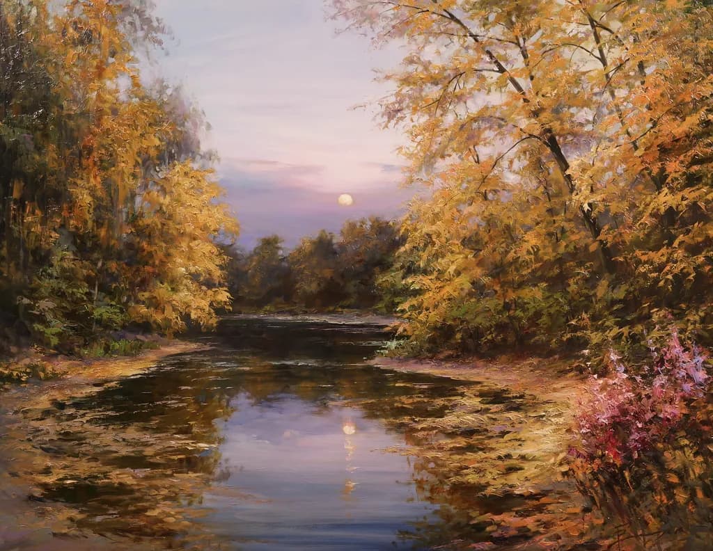 Autumn River Reflection
