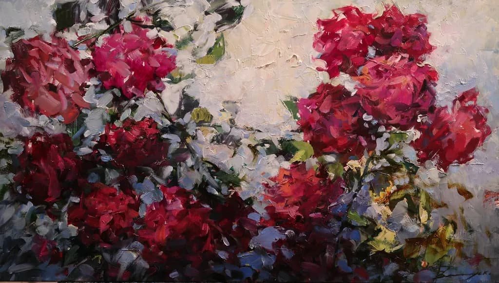 Red Roses Cluster