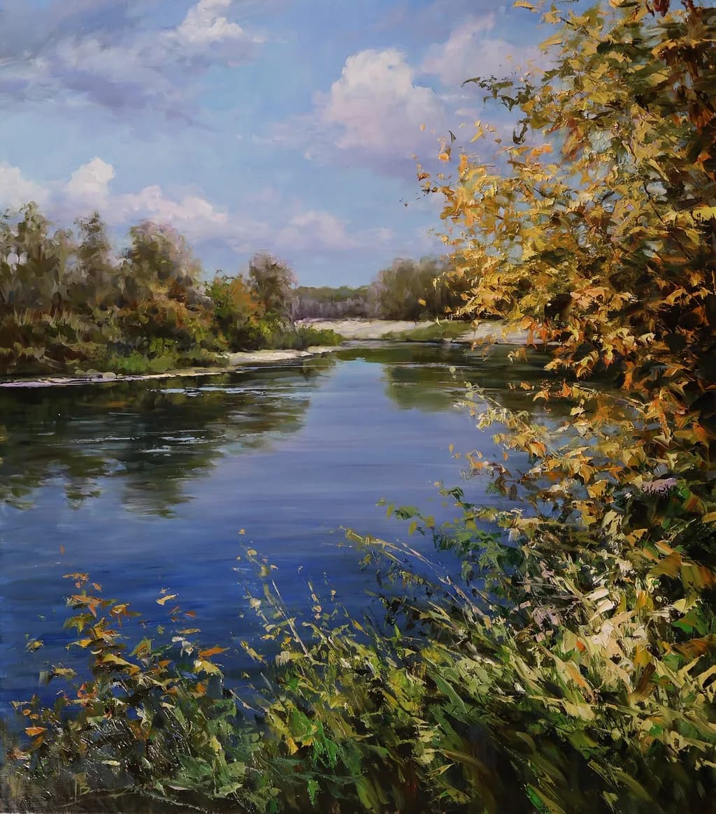 Autumn River Reflection