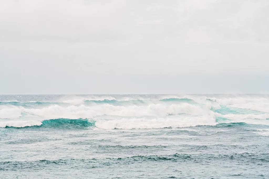 Whispers of the Ocean: A Serene Dance of Waves and Sky