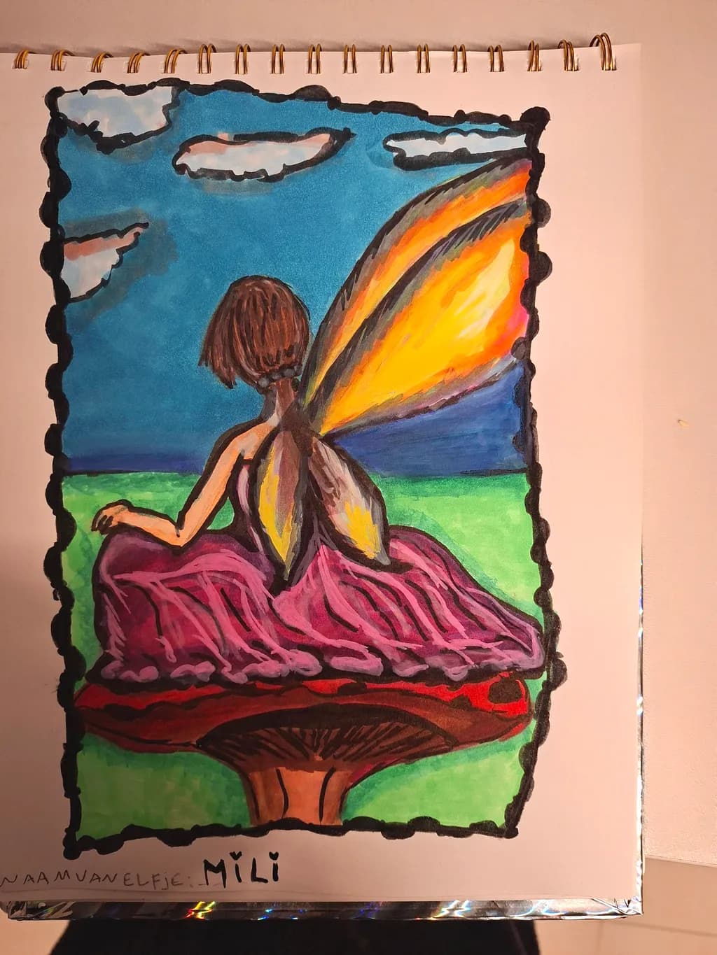 Fairy on a Mushroom