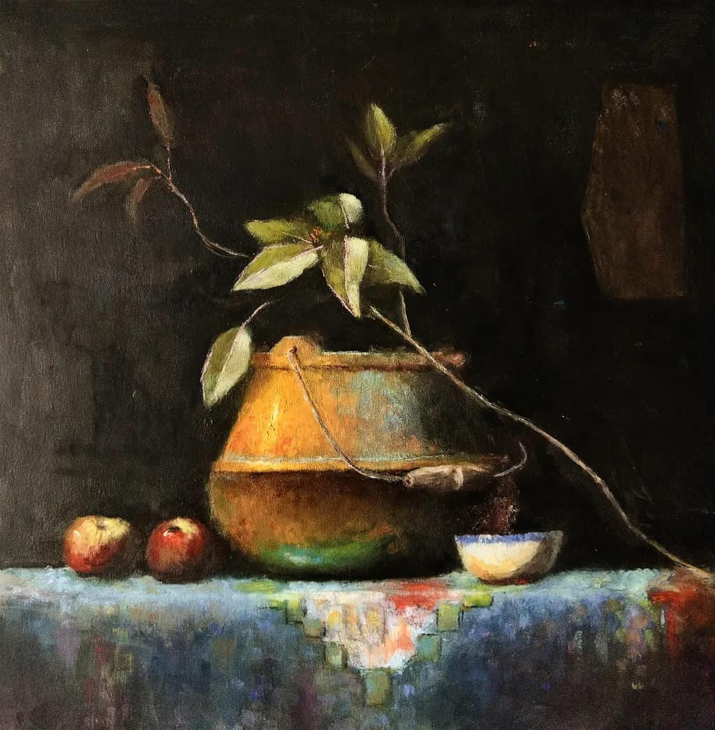 Quiet Copper Table
