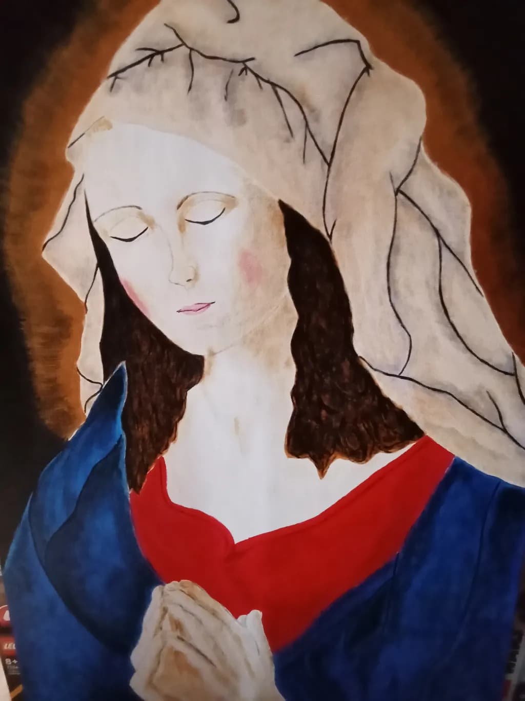 Serene Reverence: A Portrait of Grace and Devotion