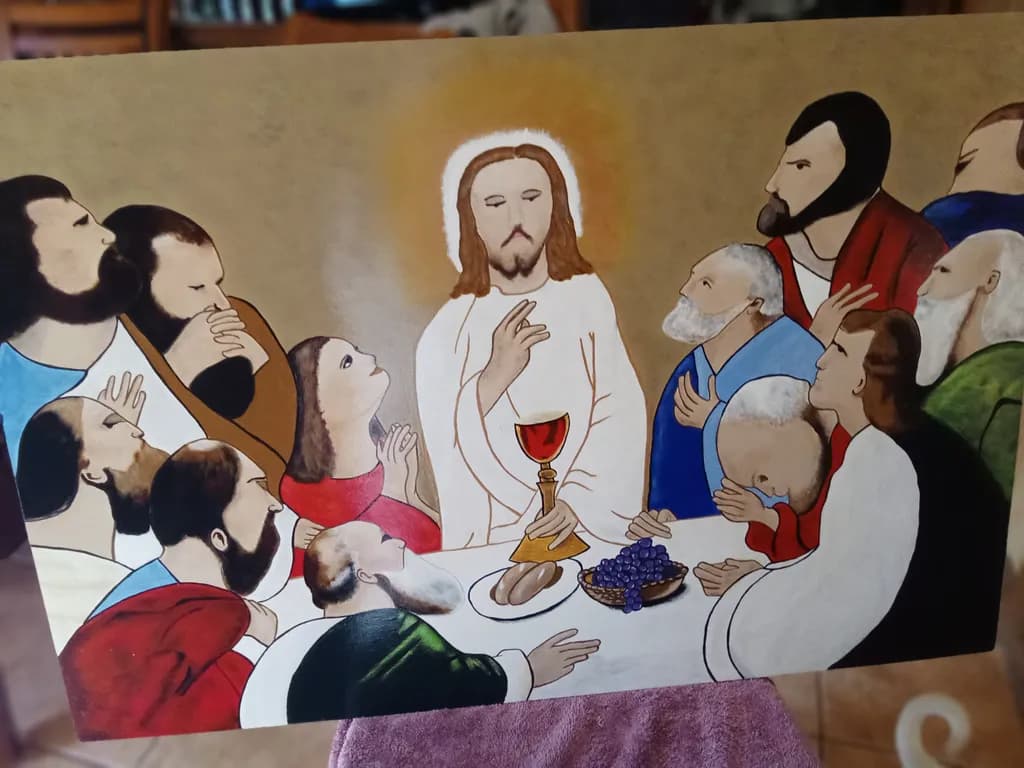 Divine Gathering: A Contemporary Interpretation of the Last Supper