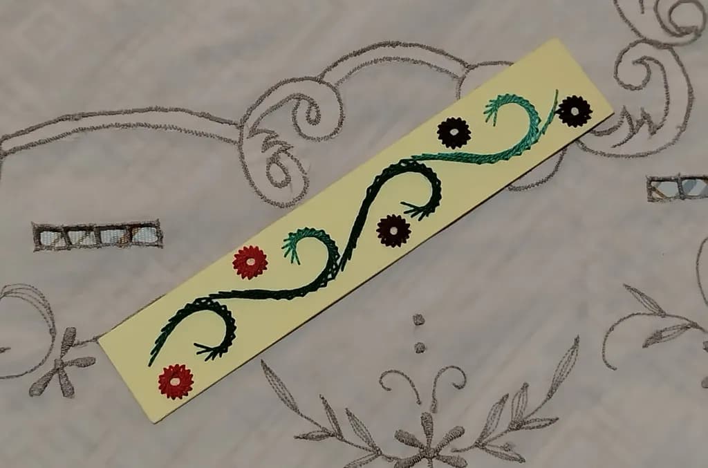 Floral Bookmarker Design