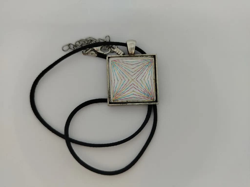 Geometric Illusion Pendant