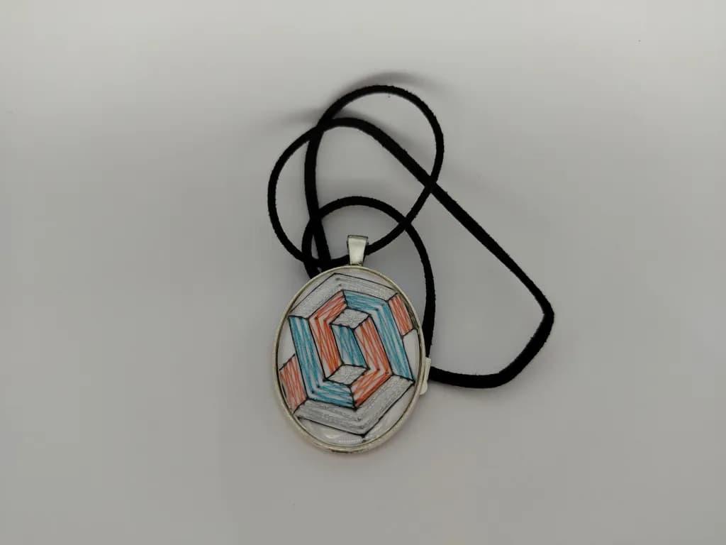 Geometric Harmony Pendant