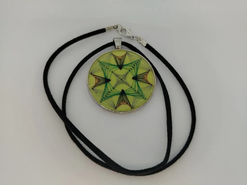 Geometric Harmony Pendant