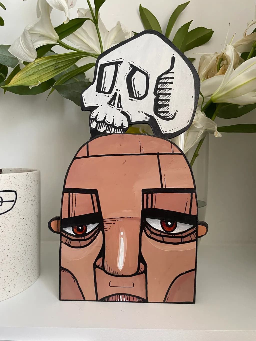 Skull Mind Sculpture