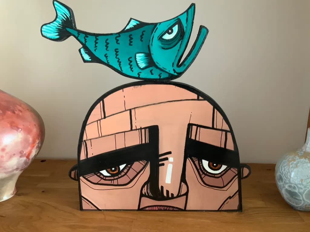 Fish on Face