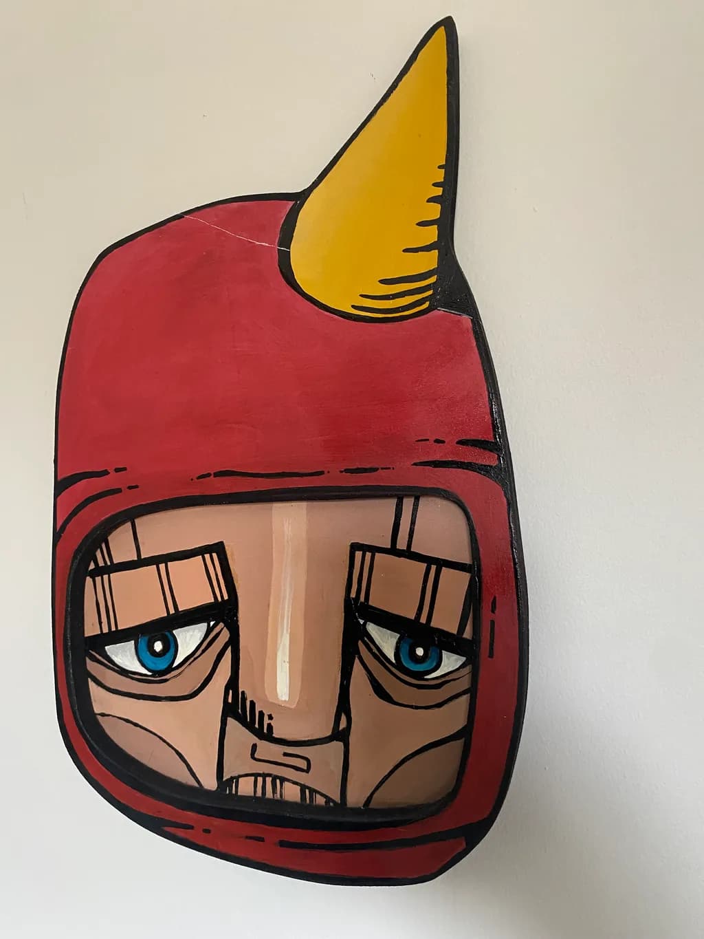 Horned Helmet Face