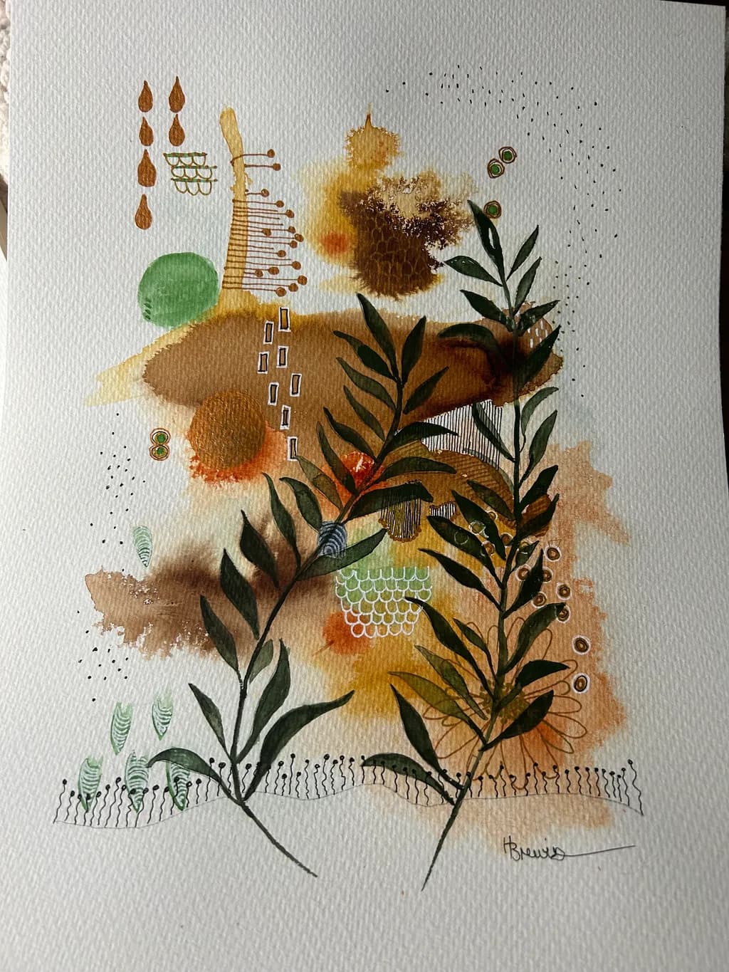 Whispers of Nature: A Harmonious Blend of Earthy Tones and Organic Forms