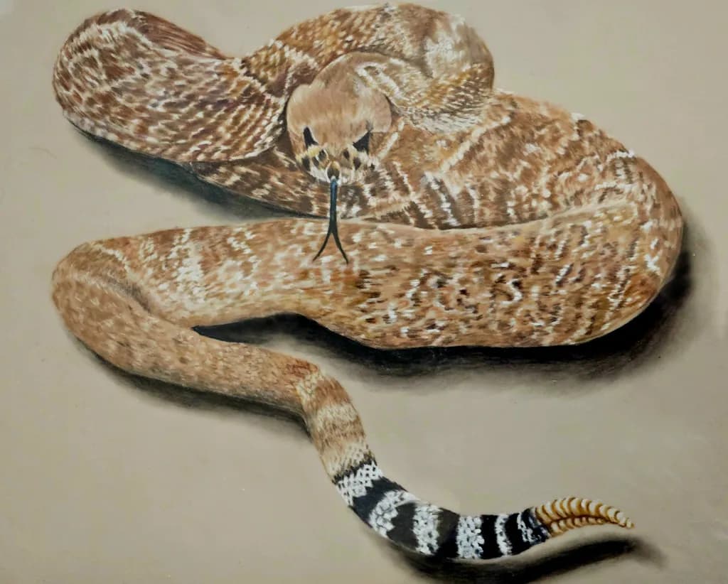 Serpent's Embrace: A Realistic Study of Nature's Intricacies