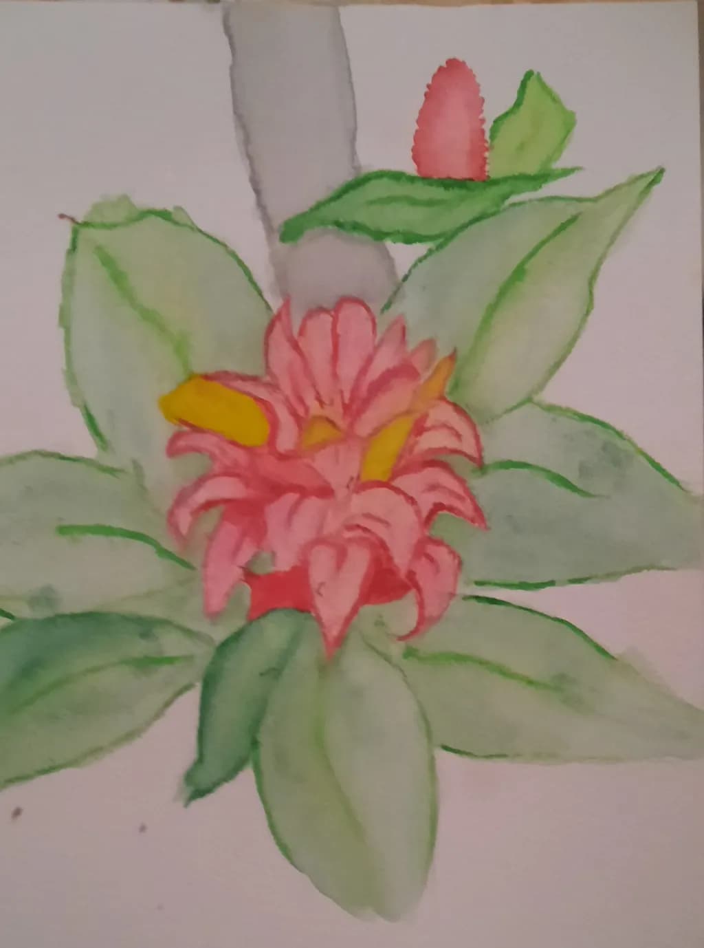 Blossoming Serenity: A Watercolor Journey Through Nature's Palette