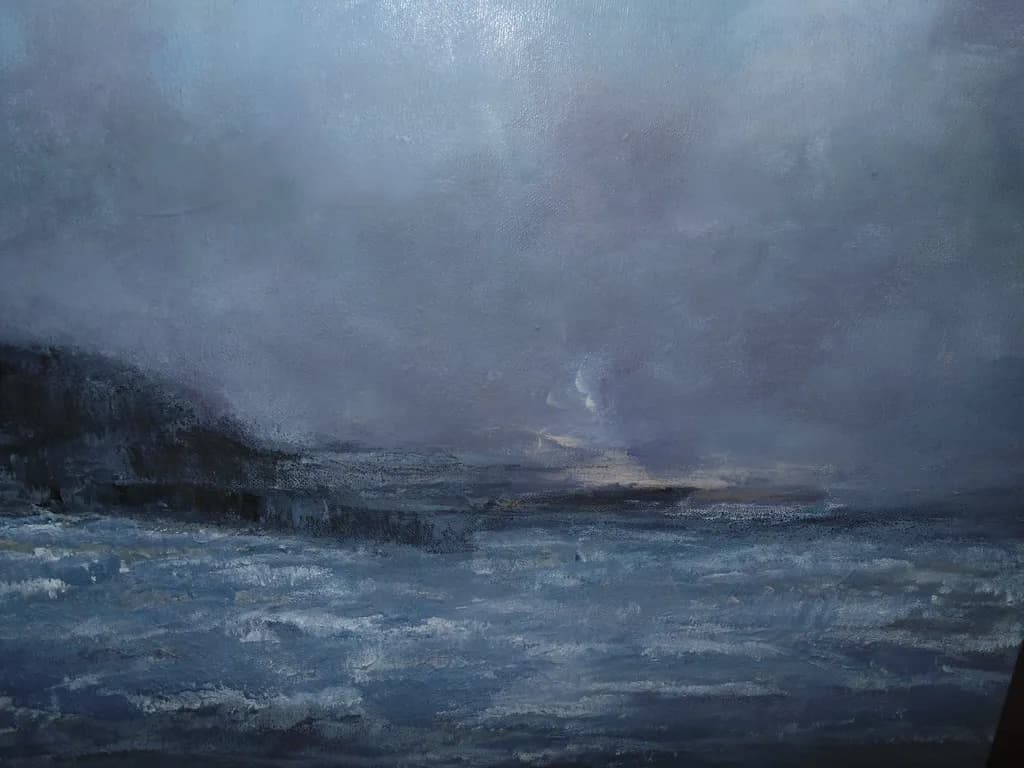 Whispers of the Ocean: A Serene Seascape at Dusk