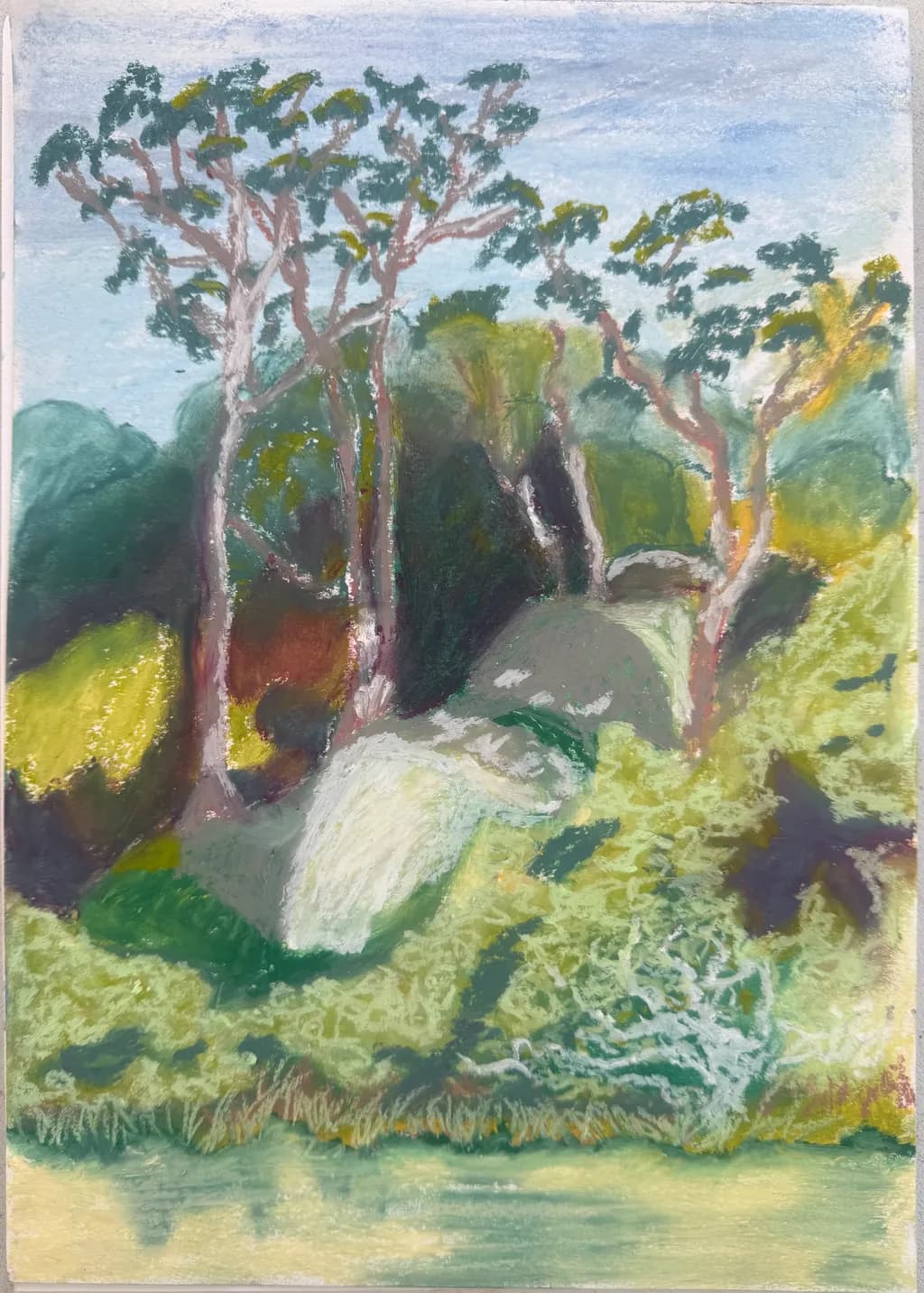 Whispers of Green: A Serene Landscape of Trees and Nature