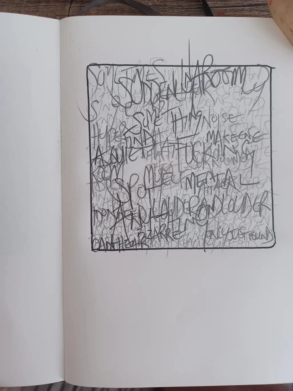 Handwritten Square Chaos