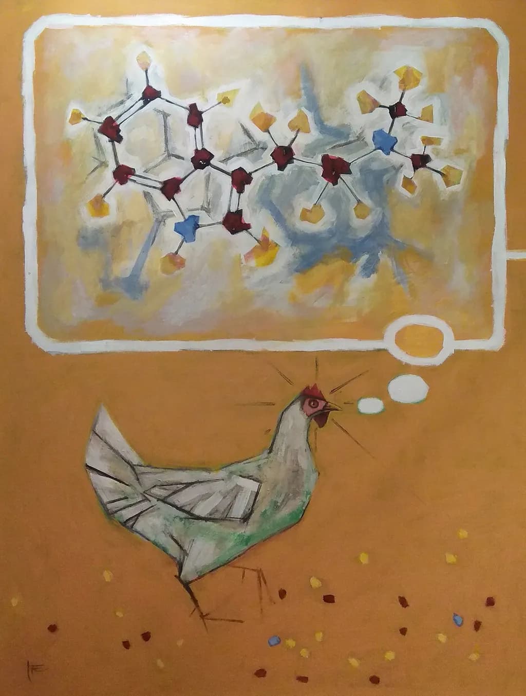 Colorful Contemplation: The Science of a Chicken's Thoughts
