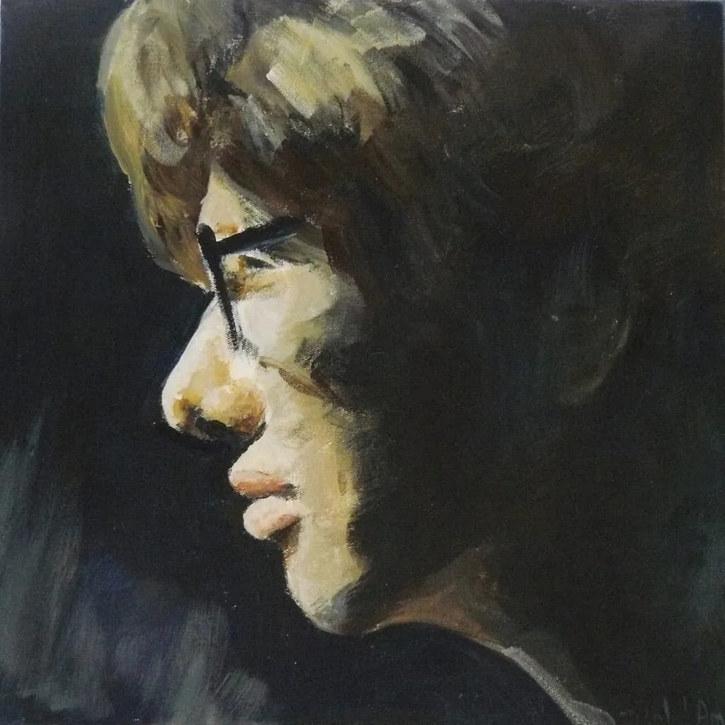 Whispers of Reflection: A Portrait in Shadows and Light