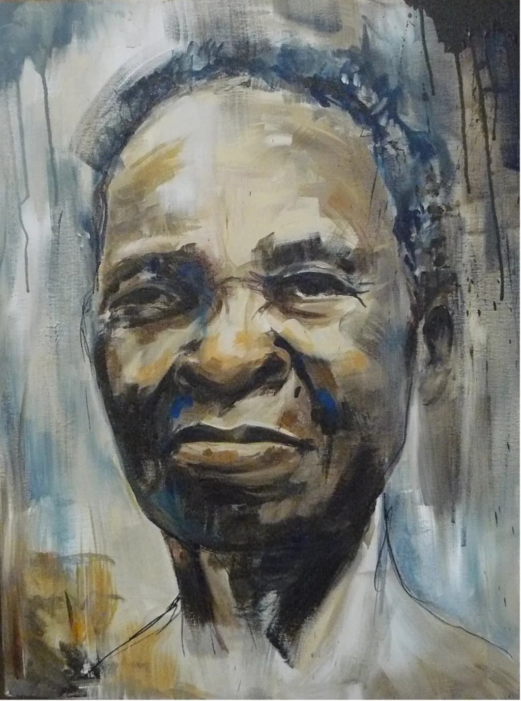 Eternal Gaze: A Portrait of Resilience and Strength