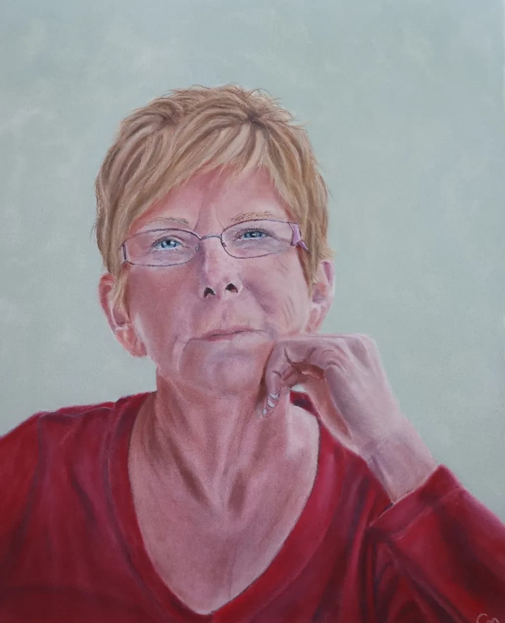 Contemplation in Red