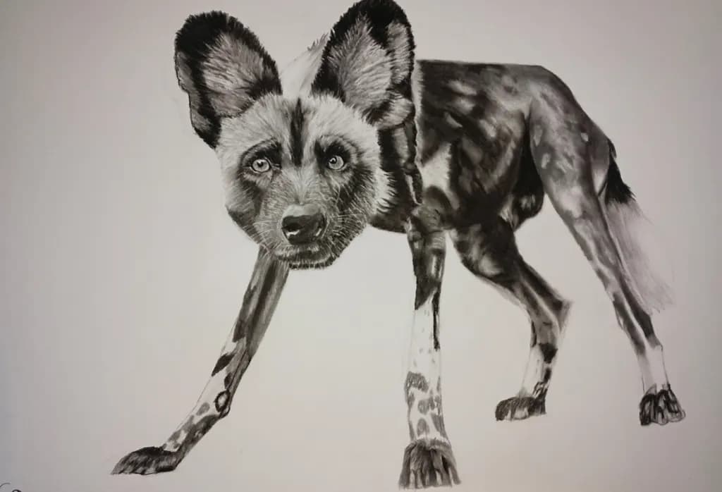 Watchful Wild Dog