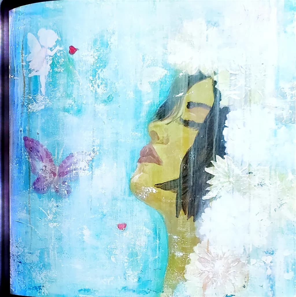 Whispers of Serenity: A Dreamy Portrait of Nature and Emotion