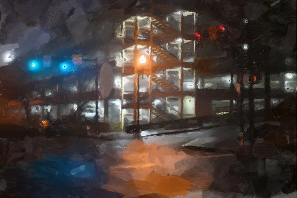 Lynchburg Night Scene