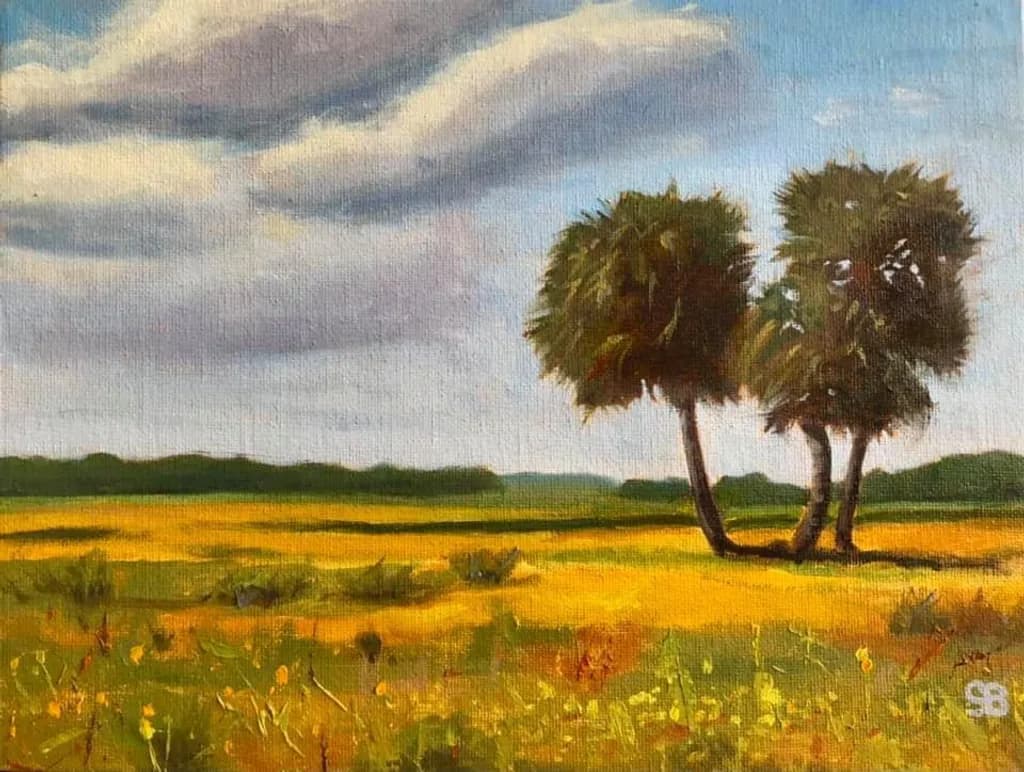Golden Prairie Palms