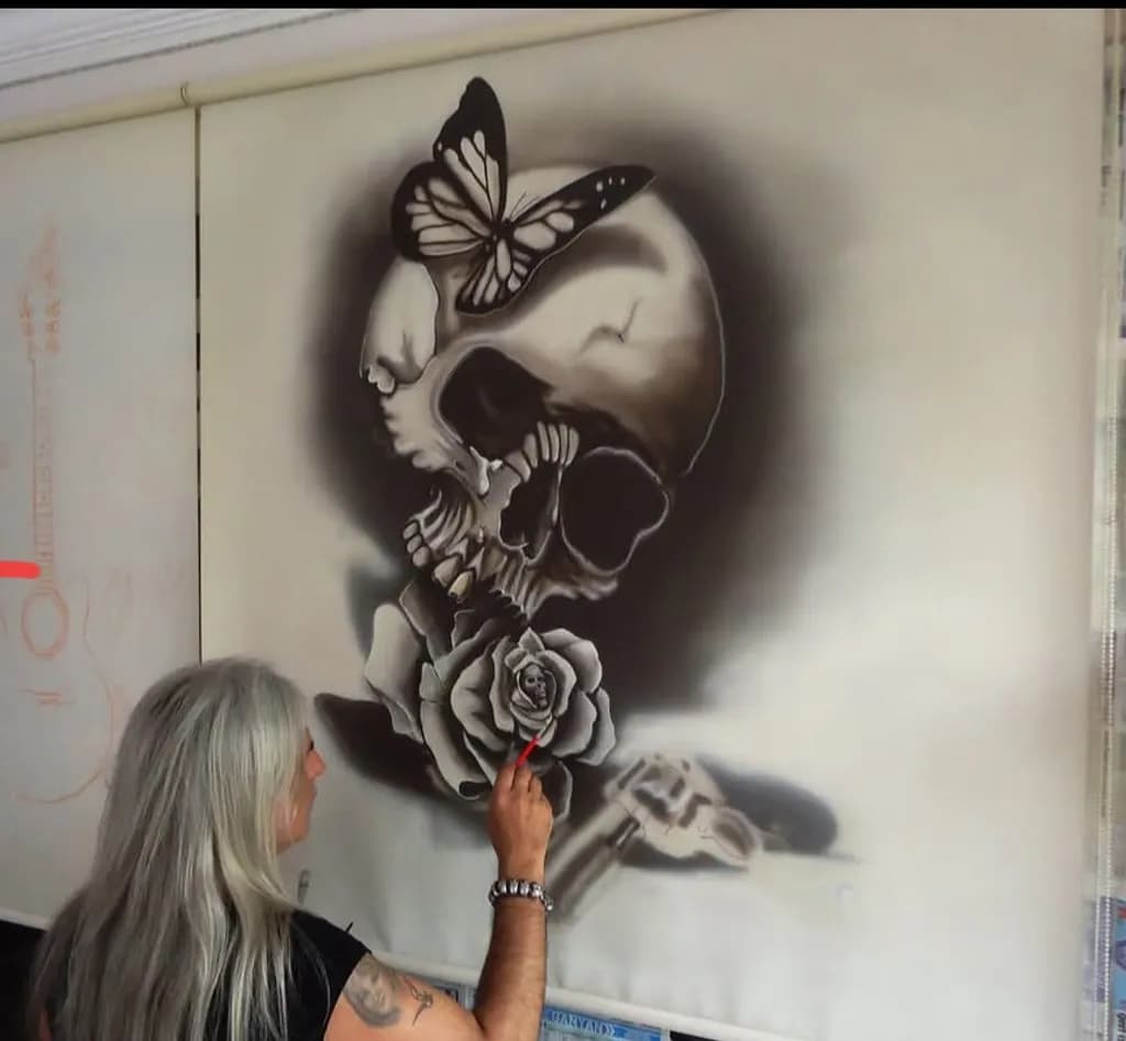 Skull and Rose