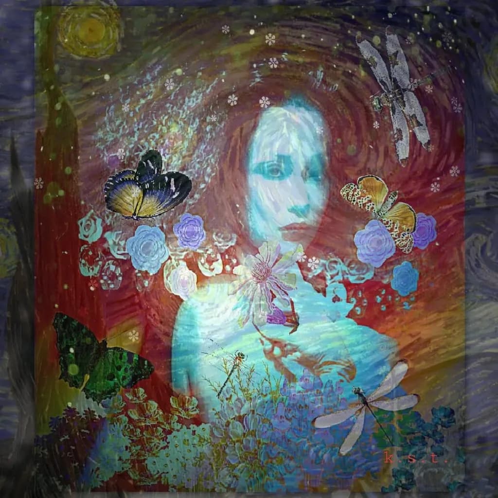 Whispers of Nature: A Dreamlike Fusion of Flora, Fauna, and Ethereal Beauty