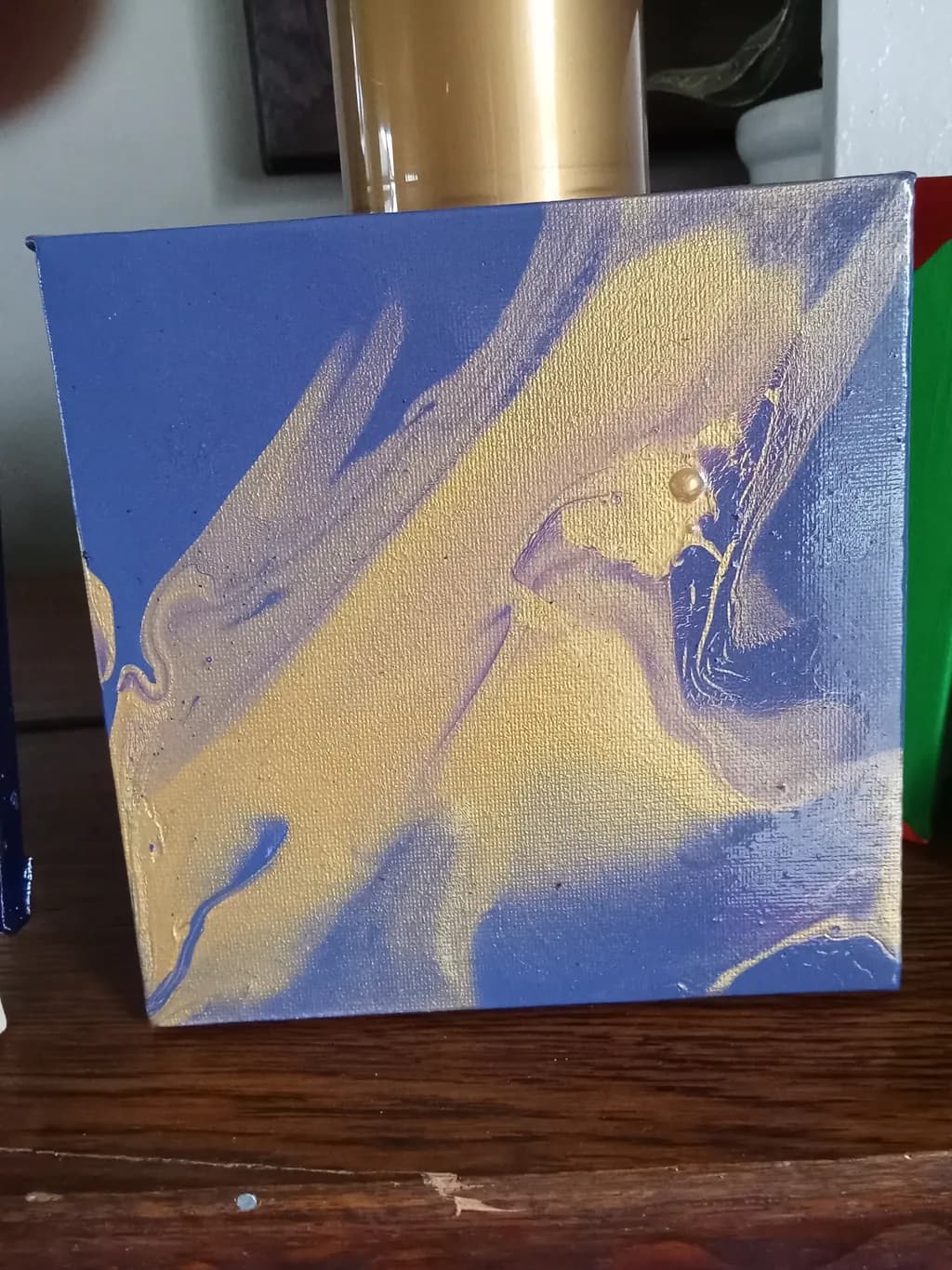 Blue and Gold Flow