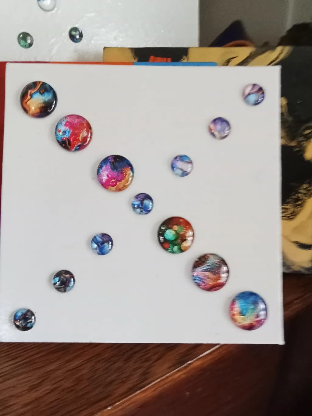 Colorful Marbles Arrangement