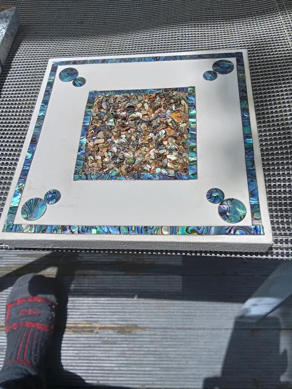 Shell Mosaic Frame