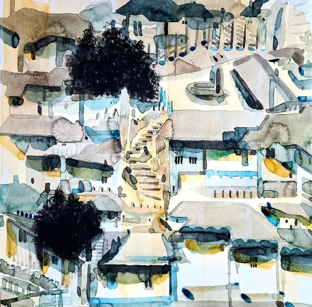Whispers of Tranquility: A Watercolor Journey Through Serene Landscapes