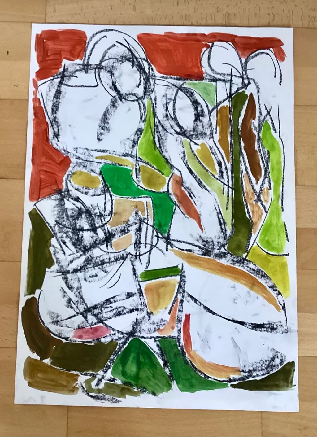 Vibrant Whispers: An Abstract Journey Through Color and Form