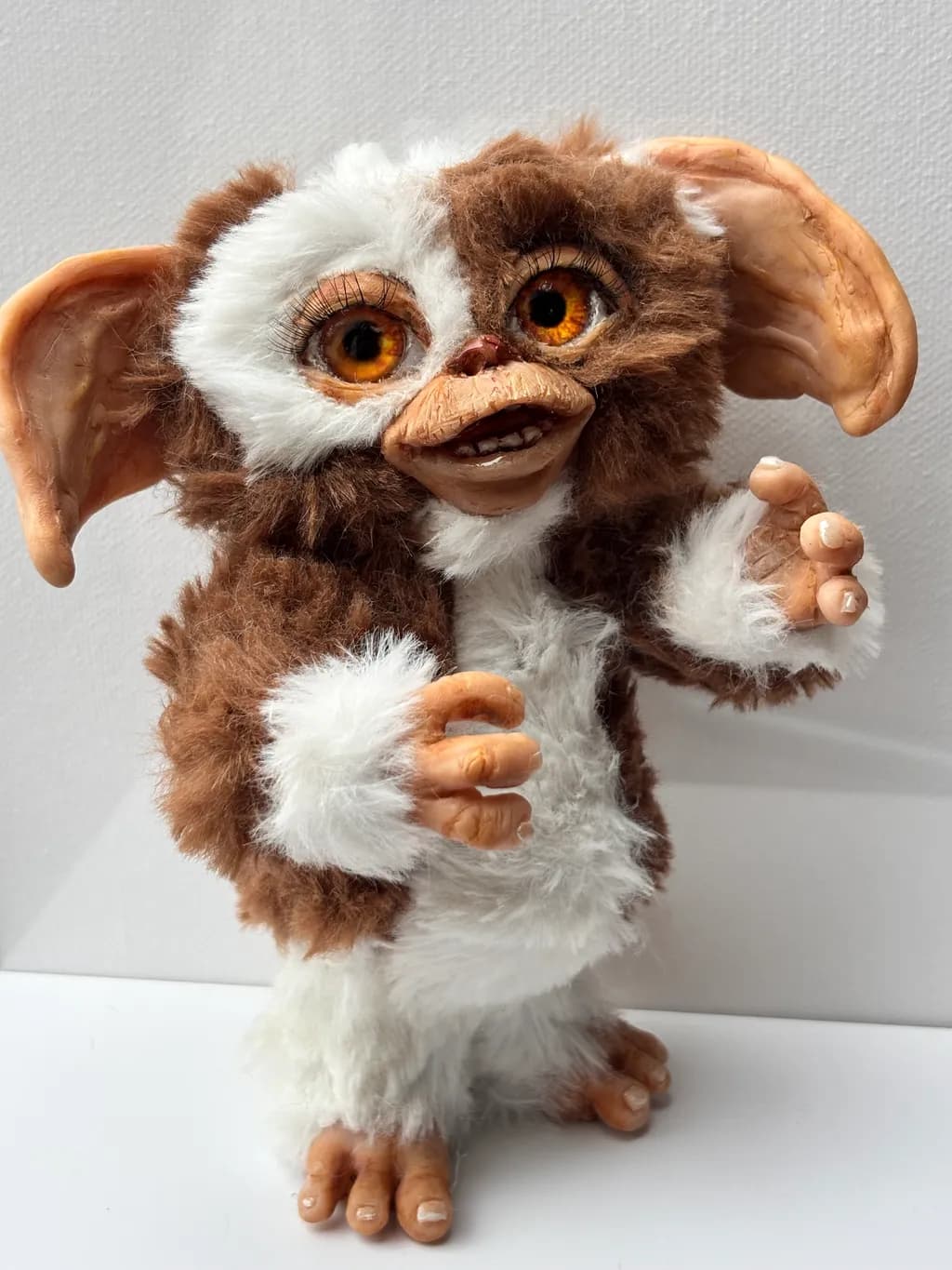 Whimsical Furry Creature: A Detailed Plush Companion with Expressive Charm