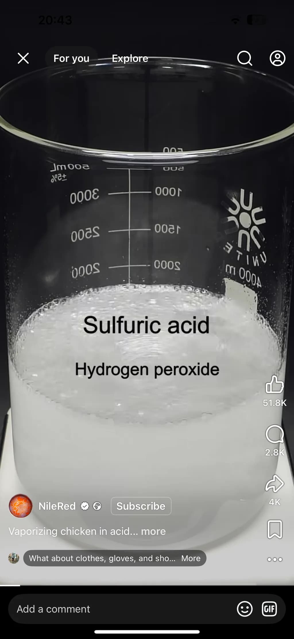 Bubbling Reactions: The Dance of Sulfuric Acid and Hydrogen Peroxide in a Laboratory Beaker